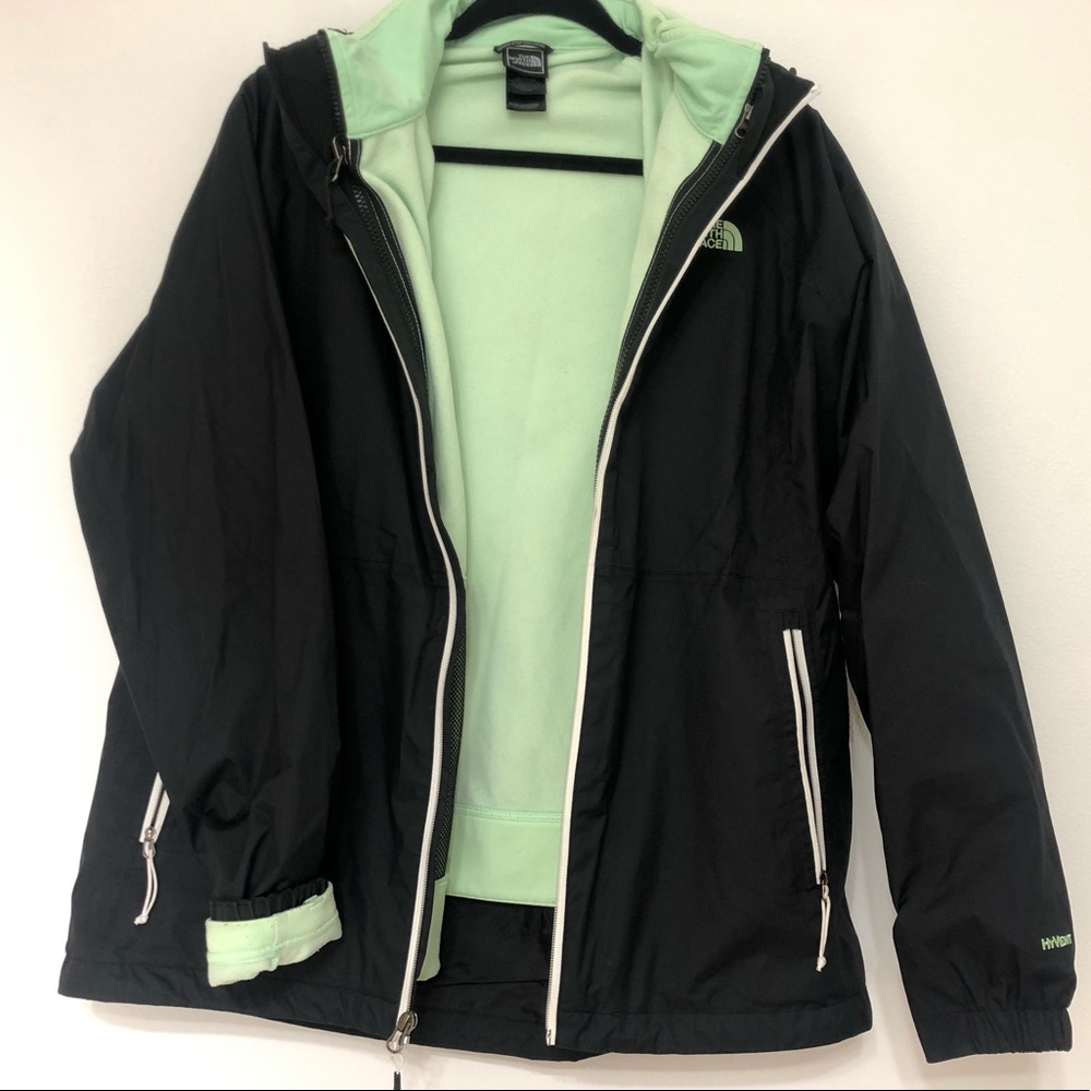 North Face 2 in 1 Jacket! - Black & Mint